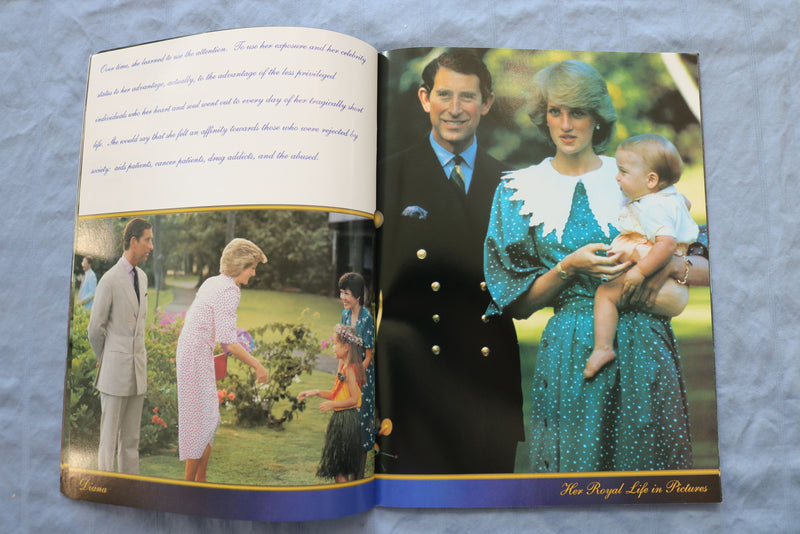 1997 DIANA - THE PEOPLE'S PRINCESS, HER ROYAL LIFE IN PICTURE MAGAZINE- ST 5509Y