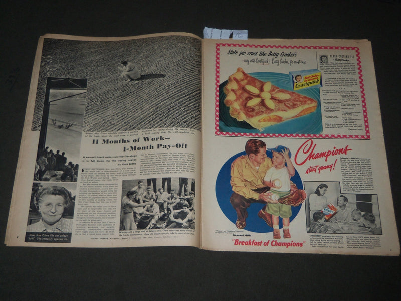 1949 AUGUST 7 SUNDAY MIRROR MAGAZINE SECTION - SUSAN PERRY COVER - J 2999