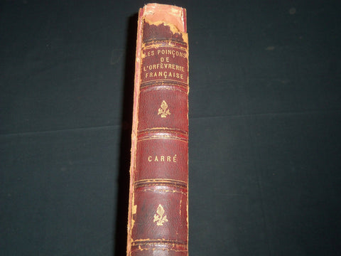 1928 LES POINCONS DE L'ORFEVRERIE FRENCH VOLUME - GREAT PLATES -FOLD OUTS - Z 53