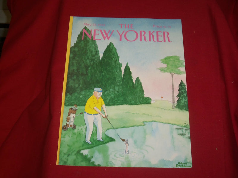 1988 MAY 23 NEW YORKER MAGAZINE FRONT COVER ONLY - GREAT ART FOR FRAMING
