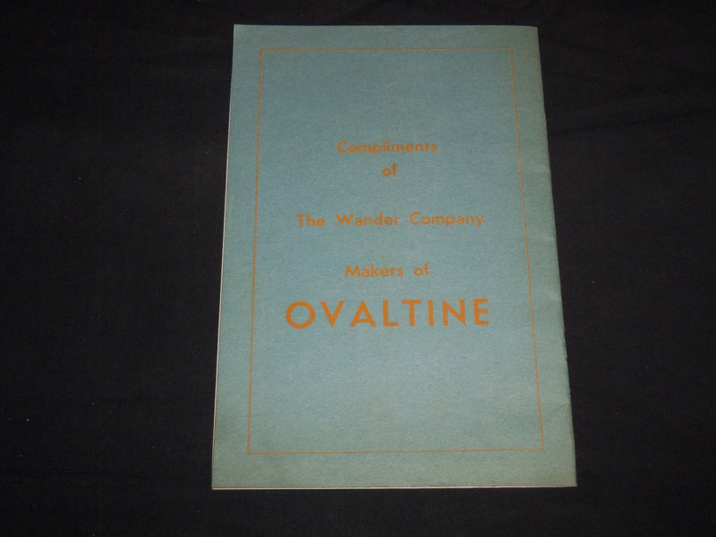 1934 VILLA PARK FALL FESTIVAL SOUVENIR PROGRAM - CHICAGO ILLINOIS - J 8622