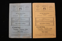 1946 CROSS ROADS THEATRE PROGRAM - TENTH ANNIVERSARY SEASON - LOT OF 2 - K 2458
