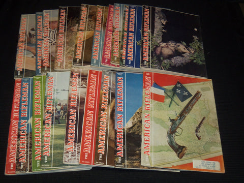 1961-1965 THE AMERICAN RIFLEMAN MAGAZINES LOT OF 20 ISSUES - NICE ADS - WR 104I