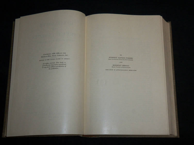 1939 DESTRUCTIVE AND USEFUL INSECTS HARDCOVER BOOK BY C. L. METCALF - KD 7016
