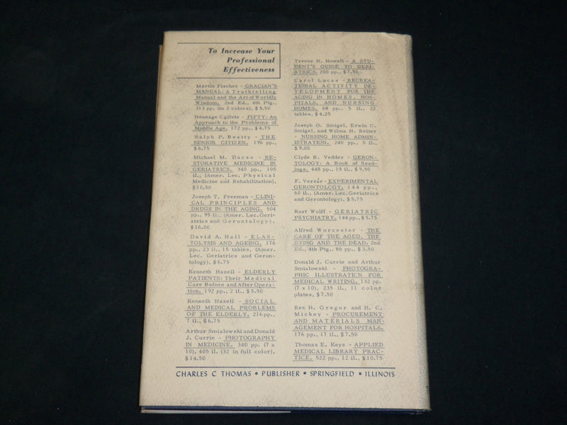 1965 THE PHYSIOLOGY AND PATHOLOGY OF BED REST BOOK BY NORMAN BROWSE - KD 2762E