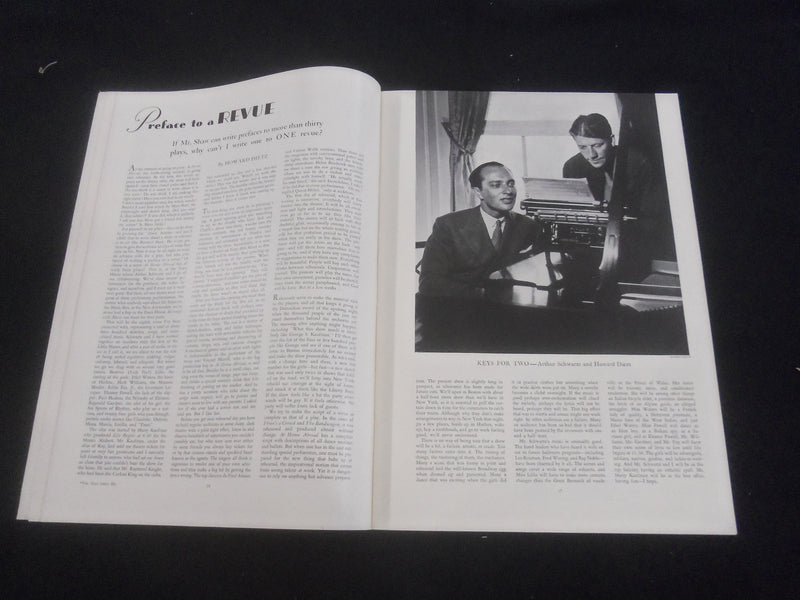 1935 SEPTEMBER THE STAGE MAGAZINE - JUMBO THE ELEPHANT - JIMMY DURANTE - B 4198F