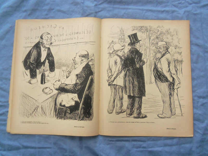 1903 JUNE 6 LE SOURIRE MAGAZINE - ILLUSTRATED COMEDY - FRENCH TEXT - SP 4865Q
