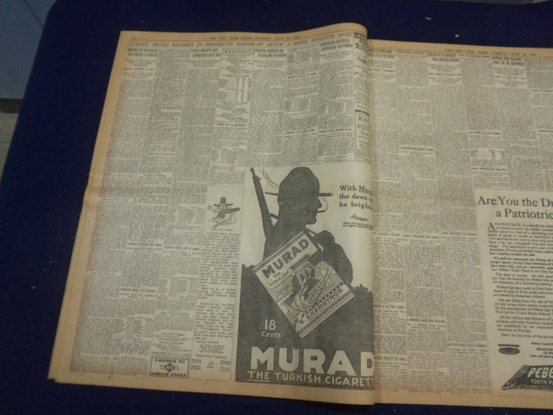 1918 JUNE 25 NEW YORK TIMES - ITALIANS TAKE THOUSANDS OF PRISONERS - NT 9095