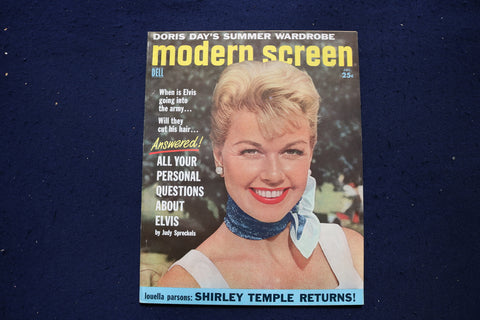 1959 JULY MODERN SCREEN MAGAZINE - DORIS DAY COVER - E 17368