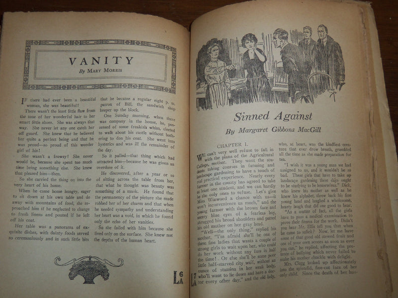 1925 AUGUST 8 LOVE STORY MAGAZINE ILLUSTRATED - MARGARET GIBBONS - K 1135