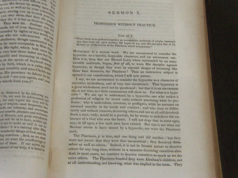 1843 PAROCHIAL SERMONS BY JOHN HENRY NEWMAN BOOK NO. 1 - KD 4335