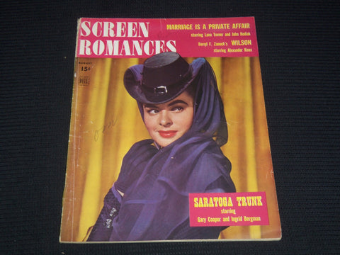 1944 AUGUST SCREEN ROMANCES MAGAZINE - INGRID BERGMAN - E 16364