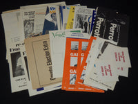 1970'S-1980'S ASSORTED POLITICAL CAMPAIGN LITERATURE LOT OF 64 - O 2597C