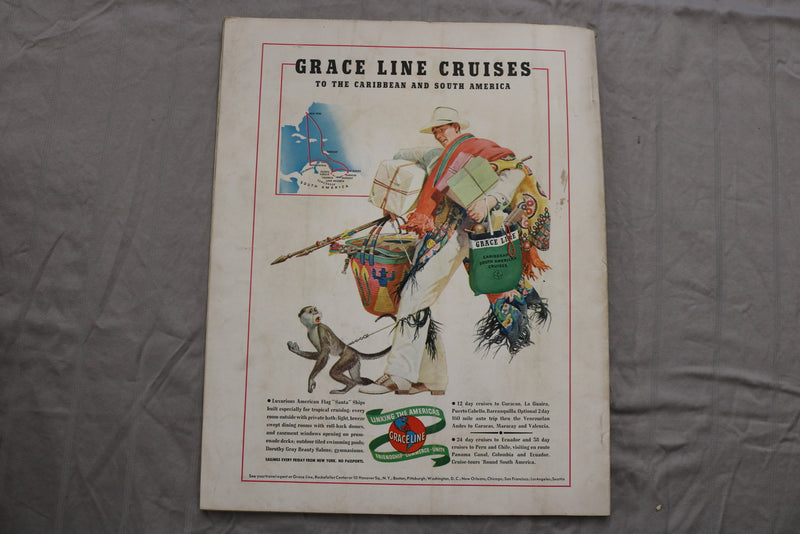 1941 JULY TRAVEL MAGAZINE - THE CIRCUS IS COMING TO TOWN! COVER - SP 4787R