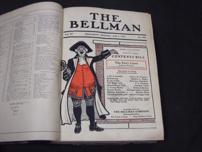 1911 THE BELLMAN MAGAZINE BOUND VOLUME LOT OF 2 COMPLETE YEAR - PHOTOS - R 413