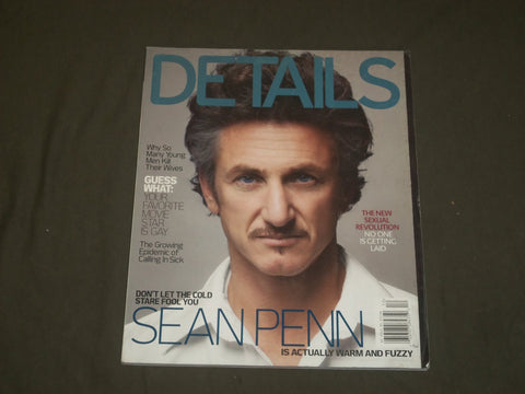 2004 DECEMBER DETAILS MAGAZINE - SEAN PENN COVER - B 1621