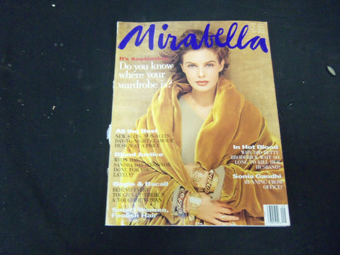 1991 SEPTEMBER MIRABELLA MAGAZINE - ISSUE #28 - NICE COVER - ST 4267
