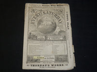 1868 JULY 18 EVERY SATURDAY MAGAZINE - NICE ARTICLES & ADS - J 5471