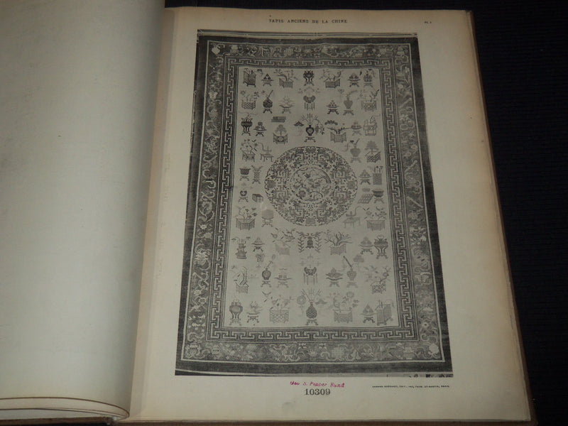 1900'S TAPIS DE LA CHINE - SOIERIES ET VELOURS ORIENTAUX FRENCH VOLUME - Z 221
