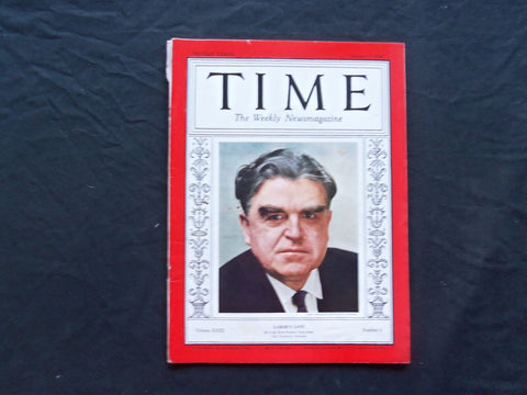 1938 FEBRUARY 7 TIME MAGAZINE - JOHN L. LEWIS - T 596