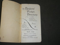 1893 THE BUYERS' POCKET DIRECTORY COLUMBIAN EXPOSITION - J 3637