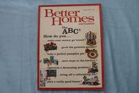 1962 OCT BETTER HOMES AND GARDENS MAGAZINE - THE ABC'S OF LIFE COVER - E 26563