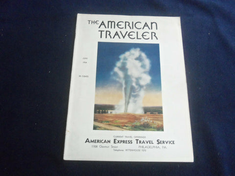 1934 JUNE THE AMERICAN TRAVELER MAGAZINE - VOLUME II, NO 6 - SP 4712L