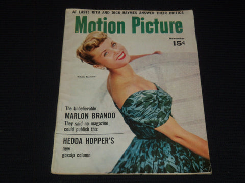 1954 NOVEMBER MOTION PICTURE MAGAZINE - DEBBIE REYNOLDS COVER - E 15511