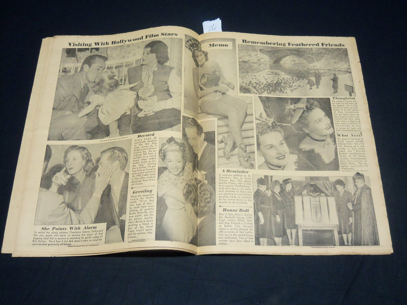 1945 JANUARY 29 BOSTON DAILY RECORD NEWSPAPER -SILESIA COAL FIELDS FALL- NP 4884