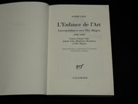 1998 ANDRE GIDE CORRESPONDANCES AVEC SOFTCOVER BOOK - ELIE ALLEGRET - KD 7319