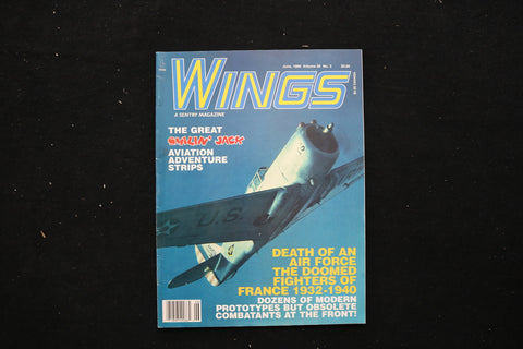1996 JUNE WINGS MAGAZINE - THE GREAT SMILIN' JACK COVER - SP 4192U