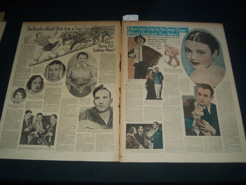 1936 APRIL 5 PHILADELPHIA INQUIRER MAGAZINE SECTION - FAN-DANGO - NT 7593