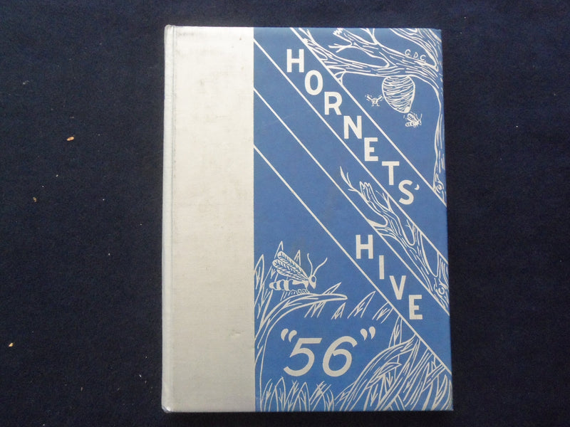 1956 THE HORNETS' HIVE WHITE SULPHUR SPRINGS (MT) HIGH SCHOOL YEARBOOK - YB 3225