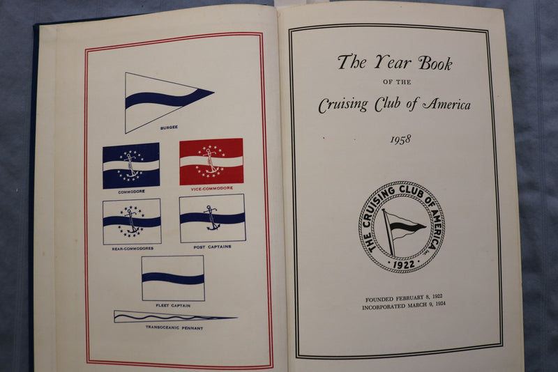 1958-1973 THE CRUISING CLUB OF AMERICA-HARDCOVER BOUND VOLUMES -LOT OF 12- KD 6Q