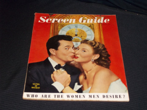 1948 JANUARY SCREEN GUIDE MAGAZINE - LARRY PARKS BETTY GARRETT COVER - E 15382