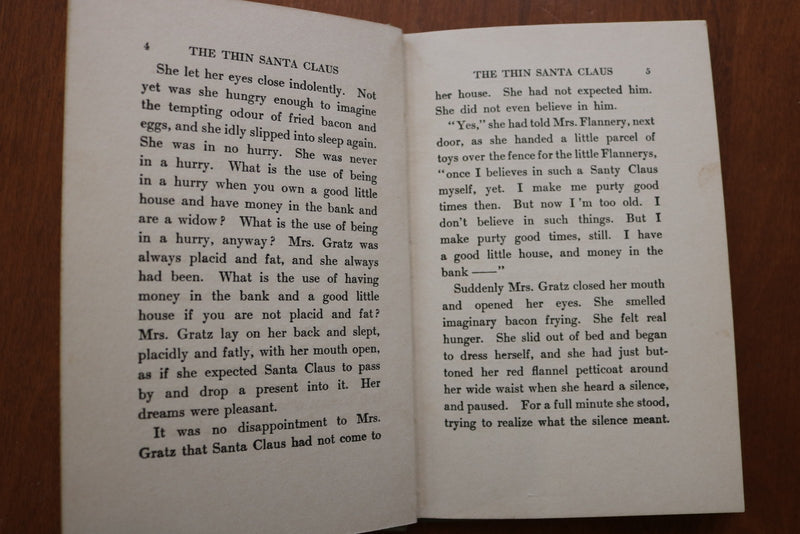 1909 THE THIN SANTA CLAUS HARDCOVER BOOK BY ELLIS PARKER BUTLER - KD 9616