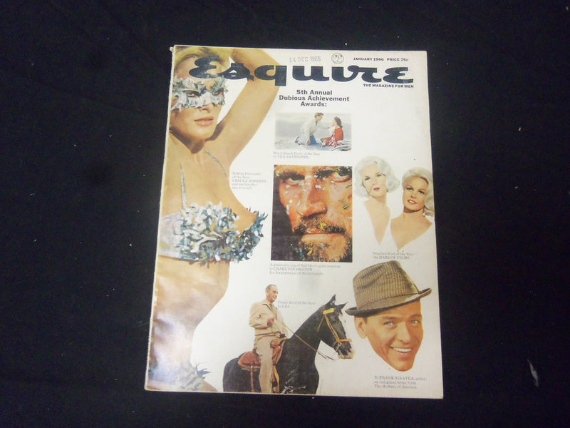 1966 JANUARY ESQUIRE MAGAZINE - 5TH ANNUAL DUBIOUS ACHIEVEMENT AWARDS - ST 2575