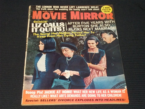 1969 MARCH MOVIE MIRROR MAGAZINE - LIZ TAYLOR RICHARD BURTON - E 16480