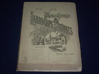 LATE 1800'S SIX MONOCHROME LANDSCAPE STUDIES BY ALBERT BOWERS NO. 192 - WR 1128M