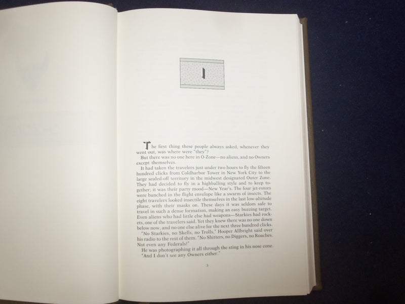 1986 O-ZONE HARDCOVER BOOK BY PAUL THEROUX - SIGNED 1ST EDITION - KD 8974