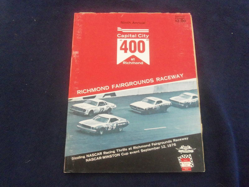 1976 SEPTEMBER 12 CAPITAL CITY 400 AT RICHMOND RACING PROGRAM - SP 3898D
