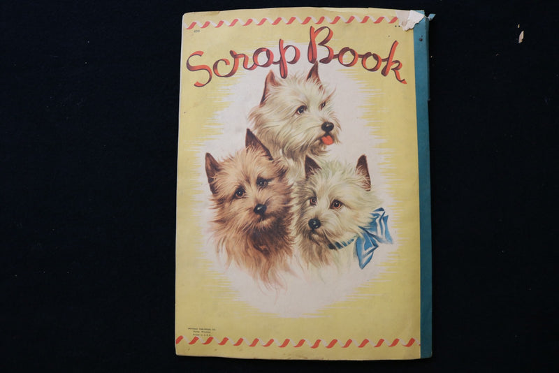 1940'S COLOROTO MOVIE STARS SCRAPBOOK - JIMMY DURANTE - INGRID BERGMAN - E 24935