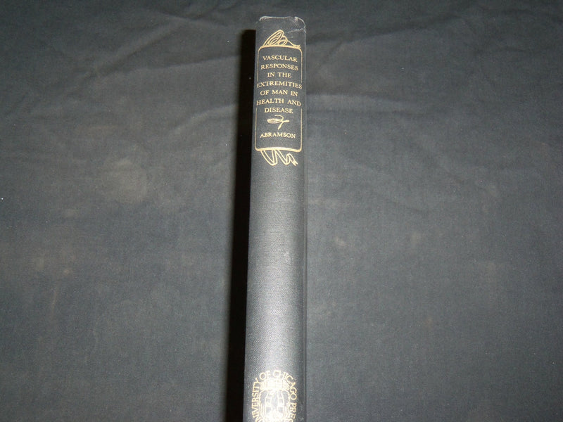 1944 RESPONSES IN EXTREMITIES OF MAN BOOK BY DAVID I. ABRAMSON, M. D. - KD 2764Y