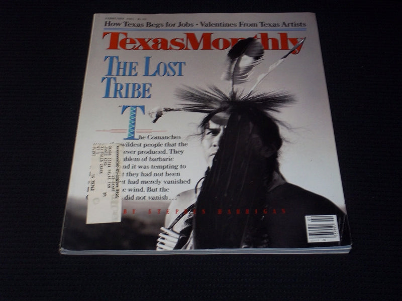 1989 FEBRUARY TEXAS MONTHLY MAGAZINE - THE COMANCHES FRONT COVER - E 7435