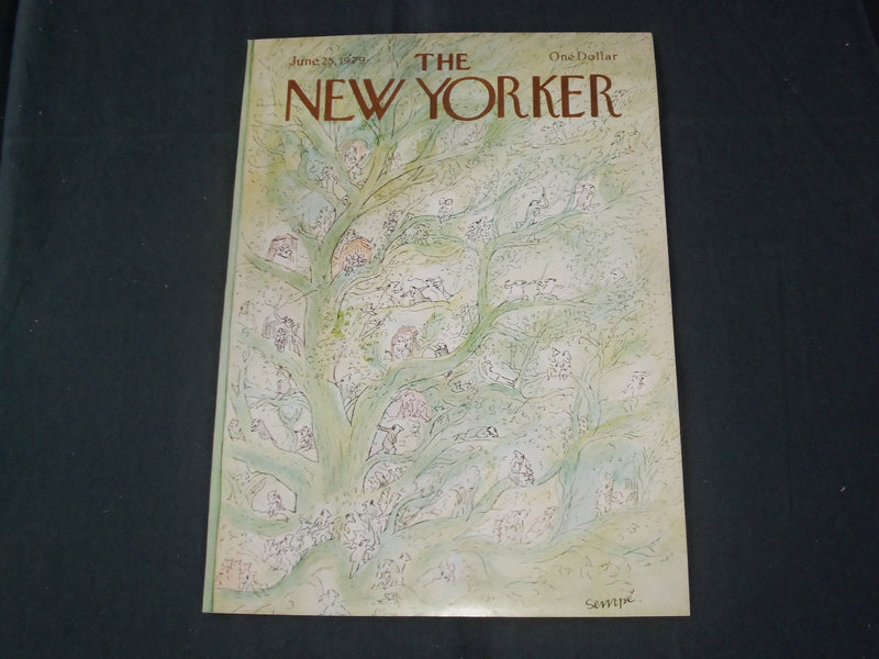 1979 JUNE 25 NEW YORKER MAGAZINE FRONT COVER ONLY - GREAT ART FOR FRAMING