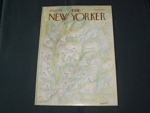 1979 JUNE 25 NEW YORKER MAGAZINE FRONT COVER ONLY - GREAT ART FOR FRAMING