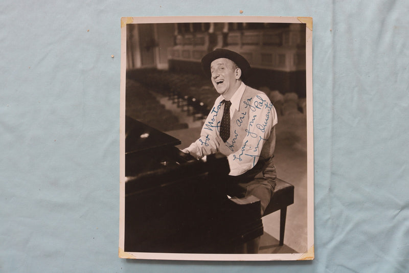 JIMMY DURANTE 8X10 AUTOGRAPHED PHOTOS - LOT OF 2 - K 3328