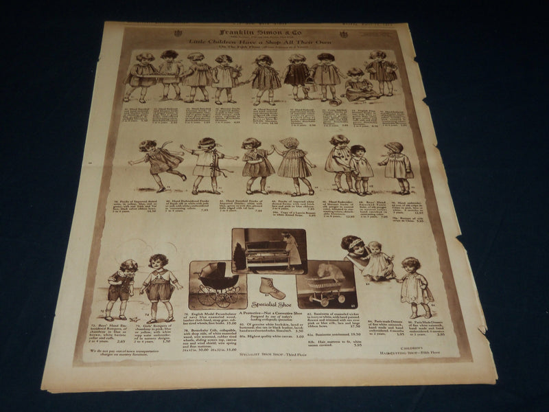 1923 APRIL 15 NEW YORK TIMES PICTURE SECTION - BERNHARDT FUNERAL - NT 8884