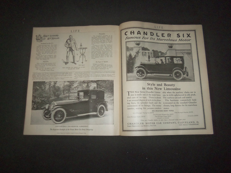 1919 OCTOBER 23 LIFE MAGAZINE - A REINCARNATION - L 769X