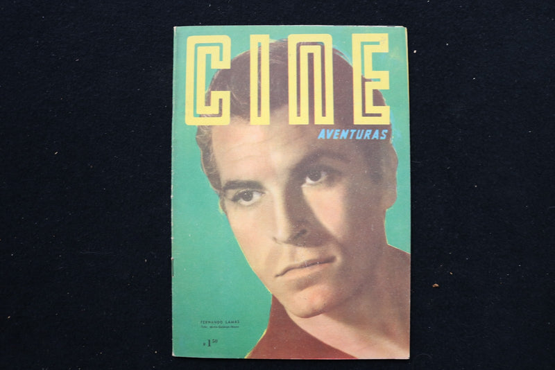 1955 JULY 28 CINE AVENTURAS MAGAZINE - FERNANDO LAMAS COVER - E 25369